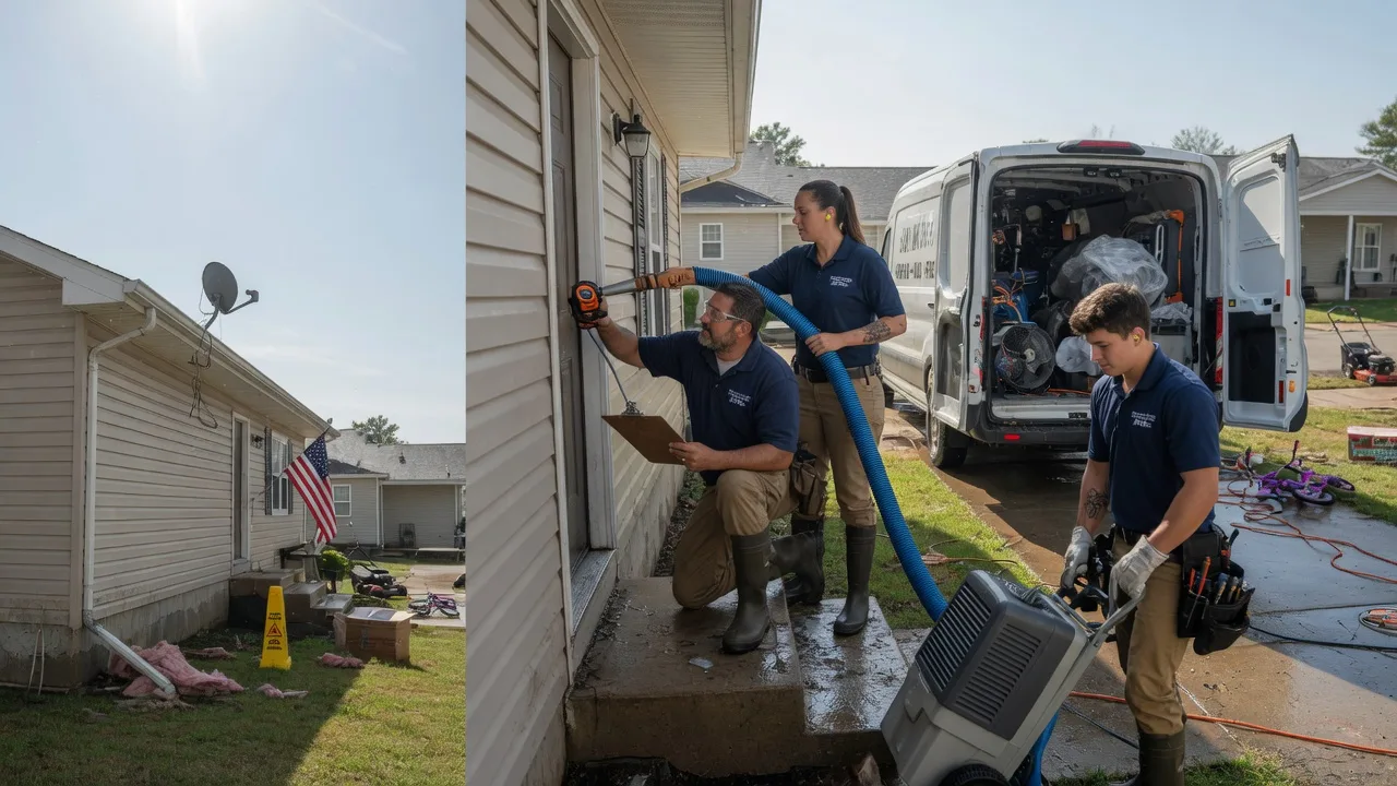 Ceiling Water Damage Restoration in Flushing, MI near me